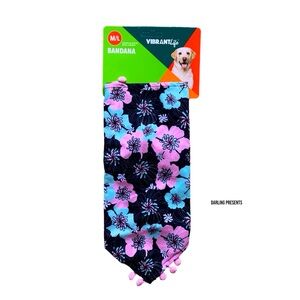 Vibrant Life Floral Dog Bandana Color Multi Size M/L